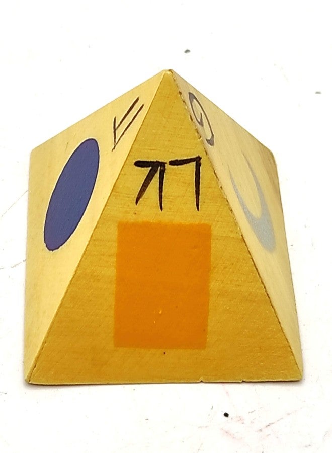 Plus Value Wooden Pyramid with Symbol (Size 2 Inches, 2pcs for Vastu Remedies at Home & Office) - Image 5